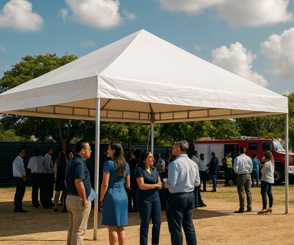 tenda com lona branca tamanho 5x5 locacao maceio